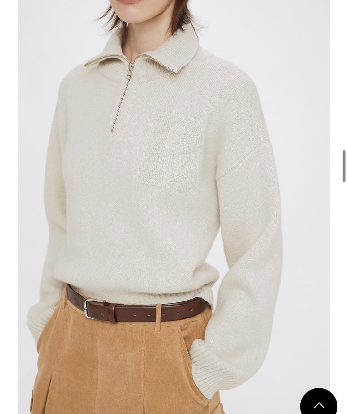 레이브 니트 반집업 상품이미지2