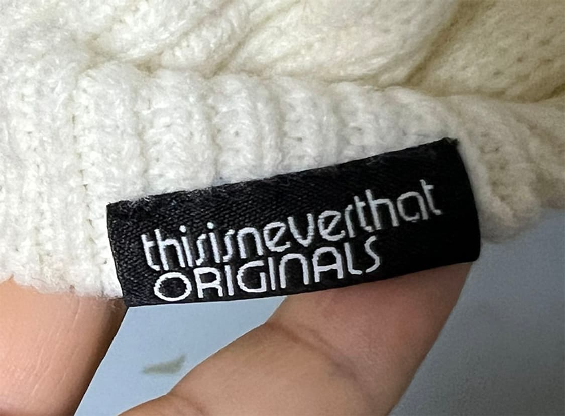 디스이즈네버댓 남자 니트집업 추동 오버핏 100-105 상품이미지4