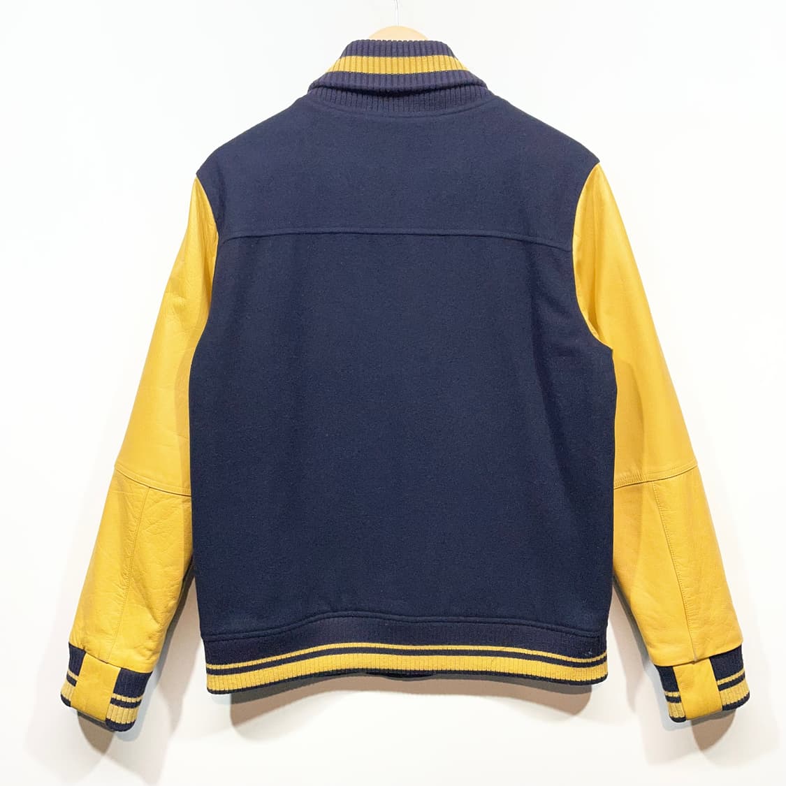 에스피오나지 소가죽 슬리브 스타디움 자켓 상품이미지2