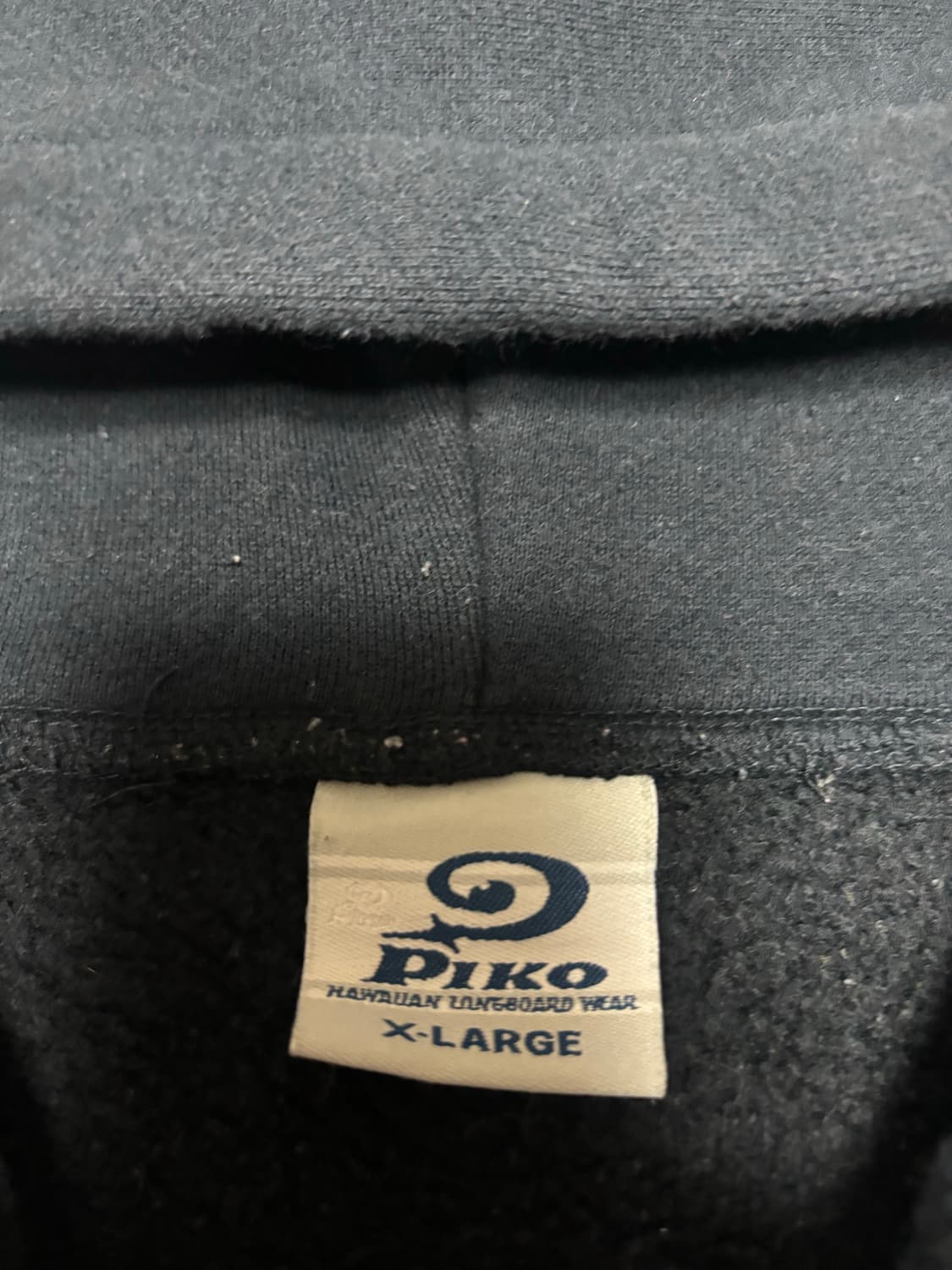 피코 PIKO 빅로고 후드 집업 XL 상품이미지4
