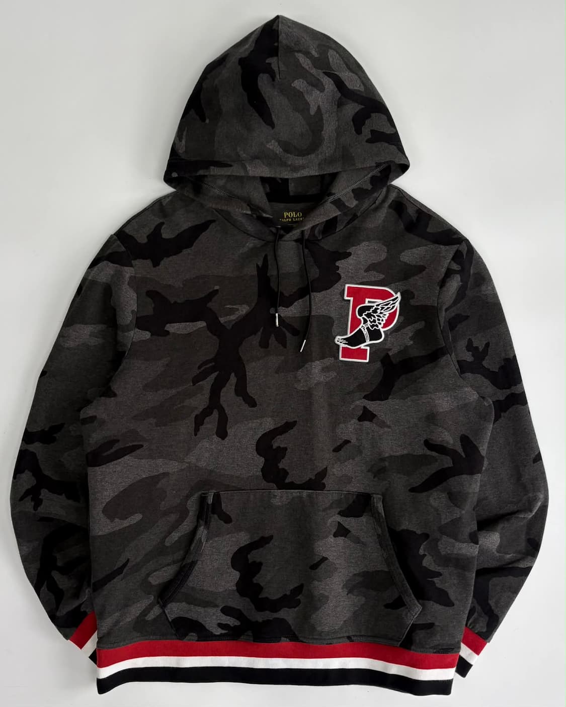 [L] 폴로 랄프로렌 카모 p윙 스타디움 후드티 스웻 셔츠 상품이미지1