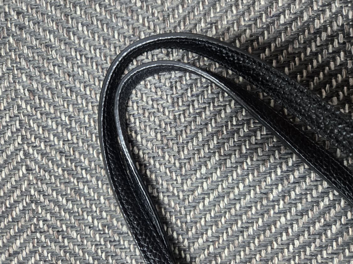 닥스 가죽 체크배색 로고 참장식 3단 숄더백 상품이미지8