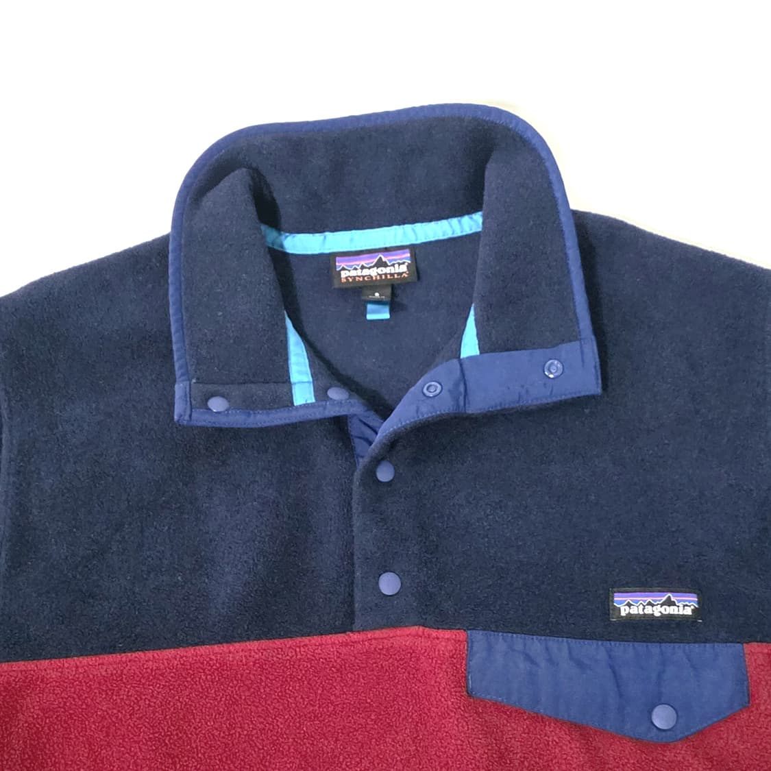 [S] 파타고니아 신칠라 스냅티 레드 네이비 상품이미지4