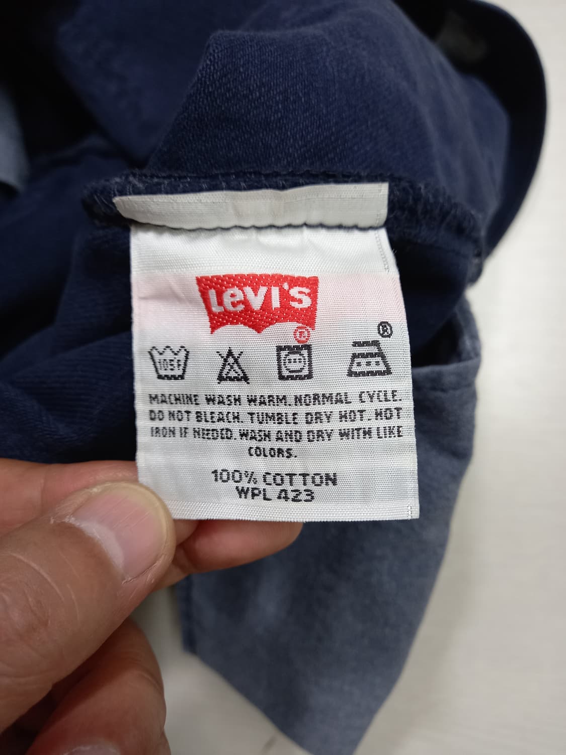 33 05's 리바이스501 일자진 진청 커스텀 33-421 상품이미지8