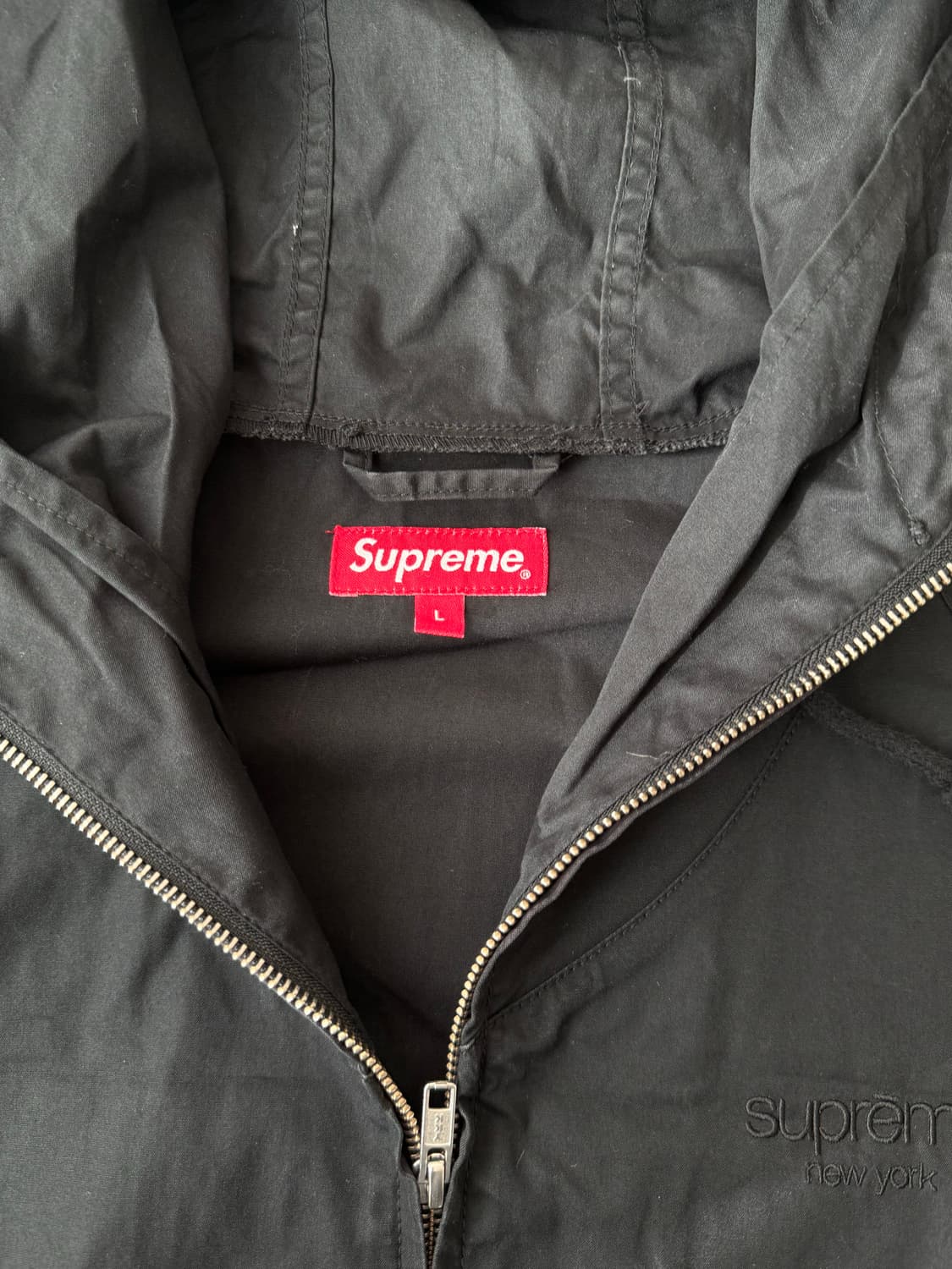 18ss 슈프림 코튼 후디드 라글란 자켓 상품이미지3