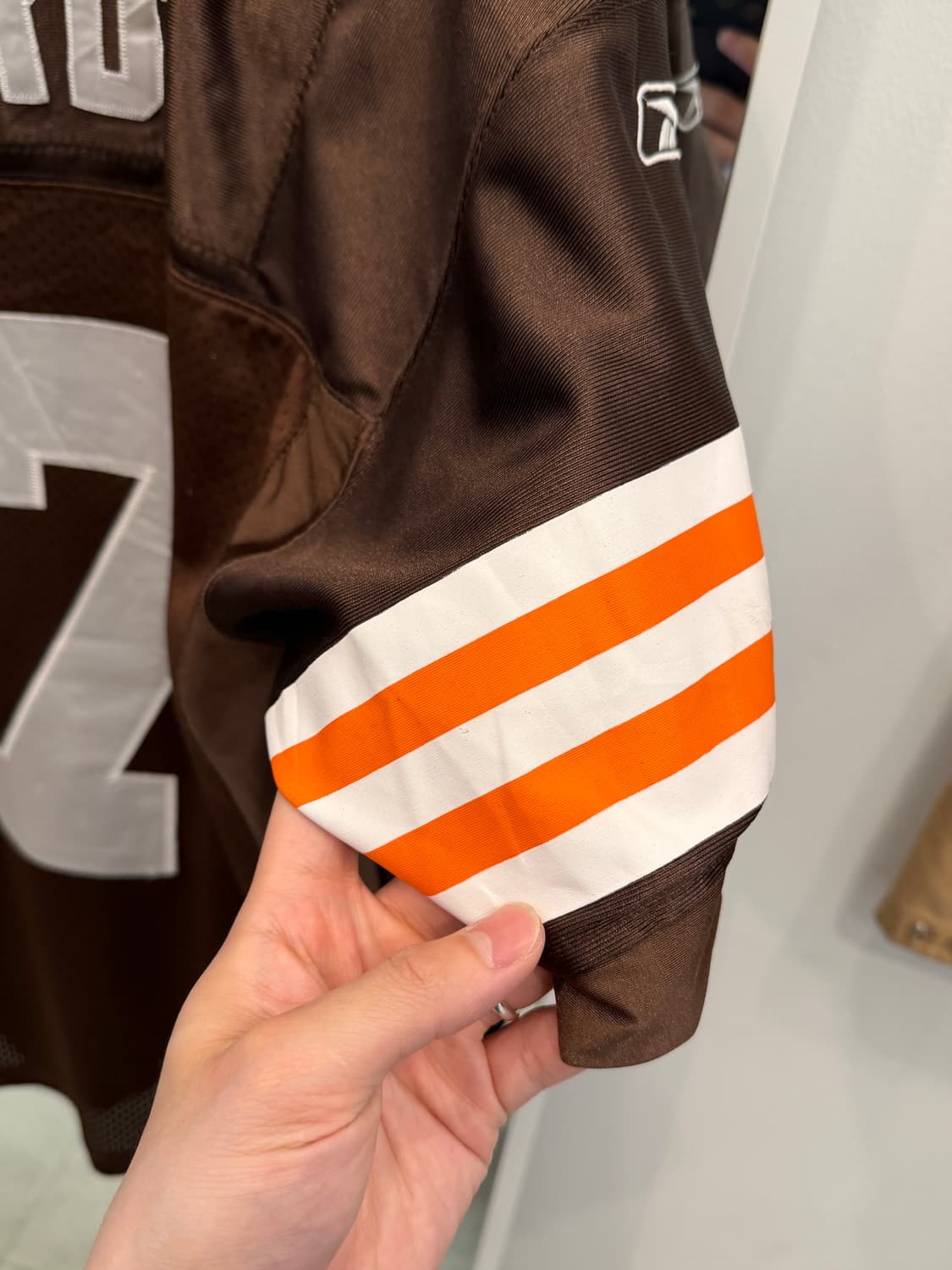 00s Reebok 리복 NFL 클리블랜드 브라운스 No.17 풋볼 저지 상품이미지5