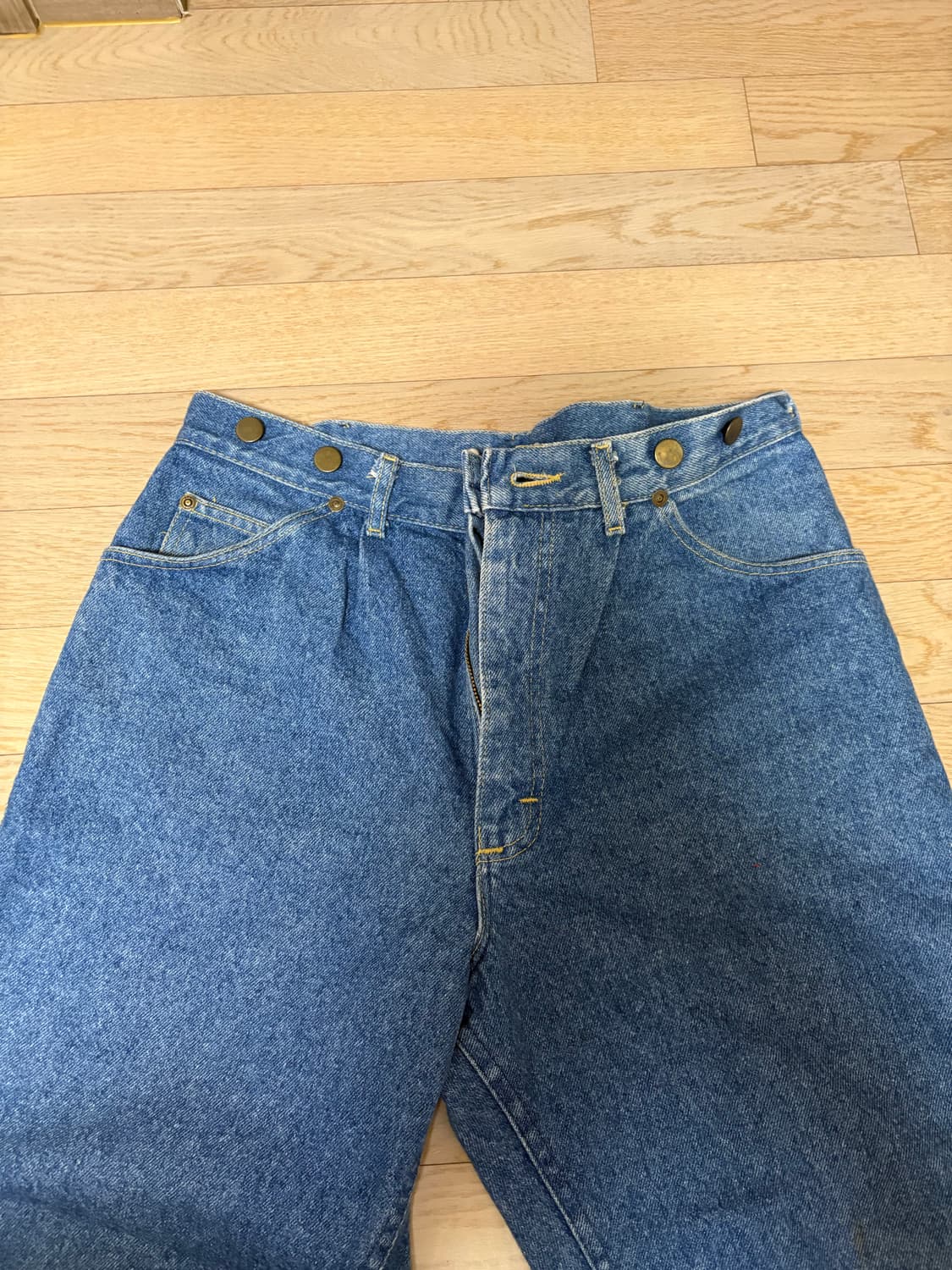 80s Lee 데님 33x30 Made in USA 상품이미지5