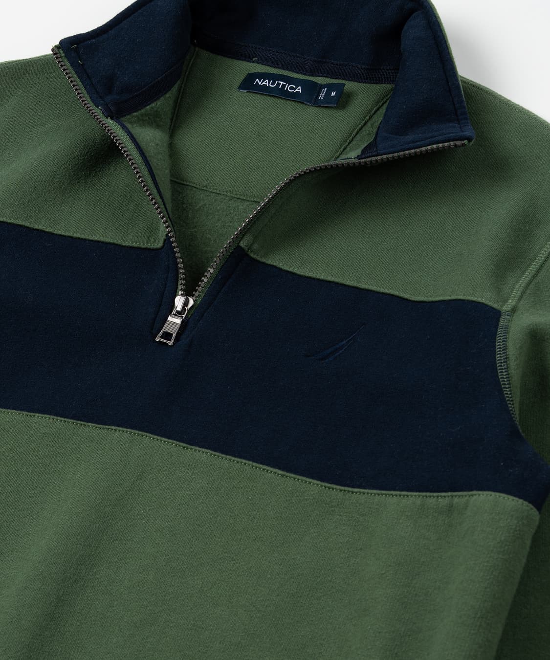 (100) 노티카 컬러블록 쿼터집 풀오버 상품이미지3