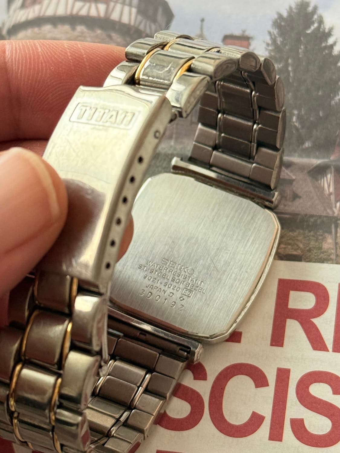 세이코 Seiko 투톤 콤비 쿼츠 상품이미지4