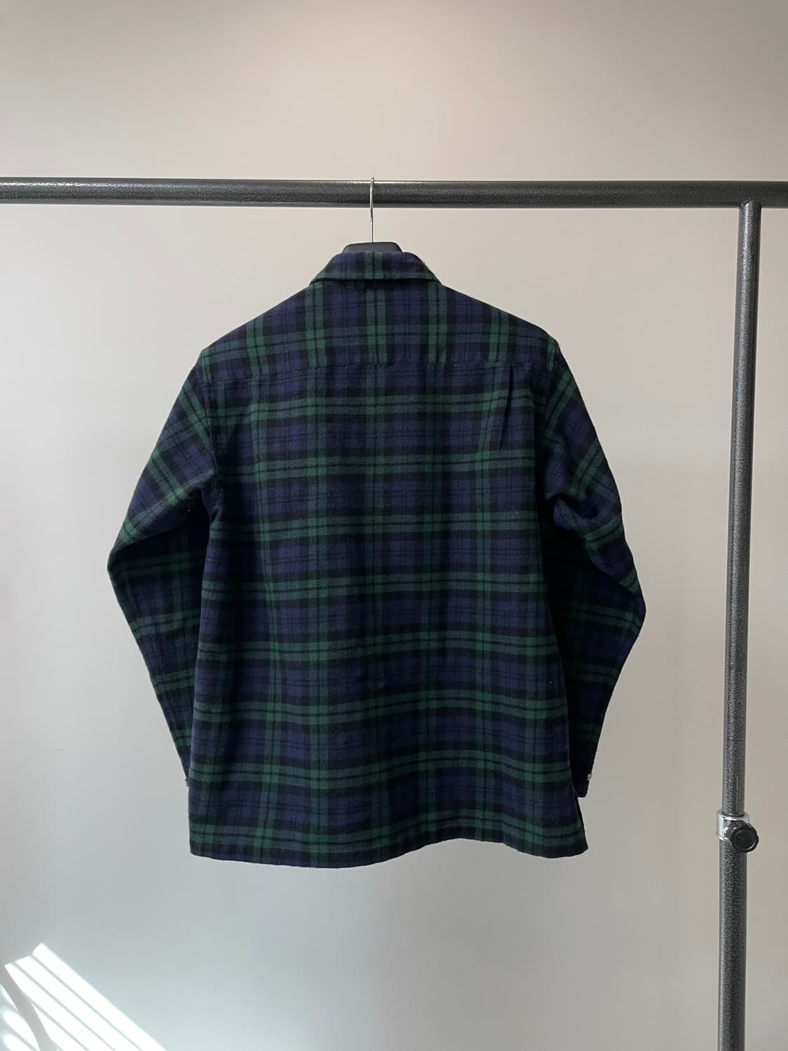 (M) 노스페이스 일본판 타탄체크 블랙와치 투포켓 셔츠 상품이미지4