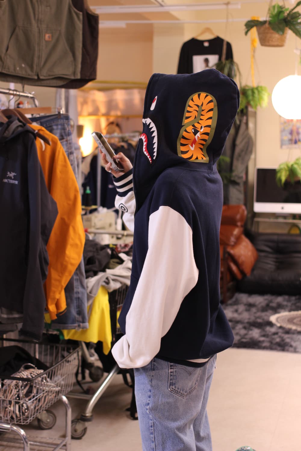 Bape Shark Hoodie zip  상품이미지3