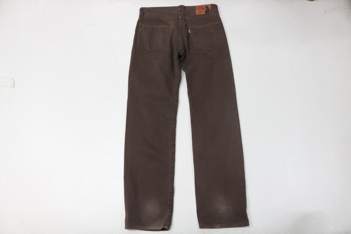 빔즈 빈티지 브라운 피케 코튼 팬츠  상품이미지5