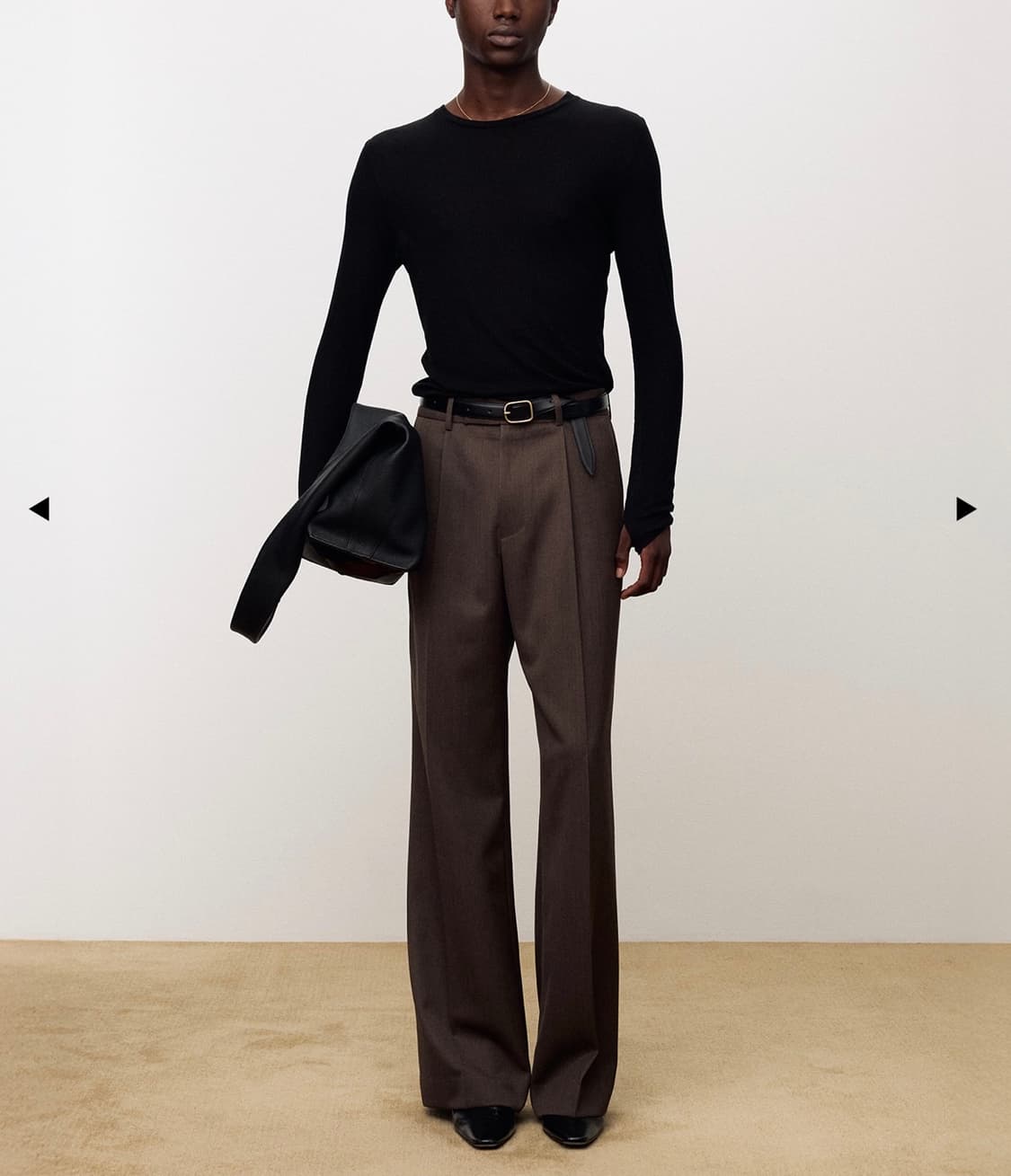 토니웩 SHEER WOOL RIBBED KNIT TOP_ BLACK  상품이미지2