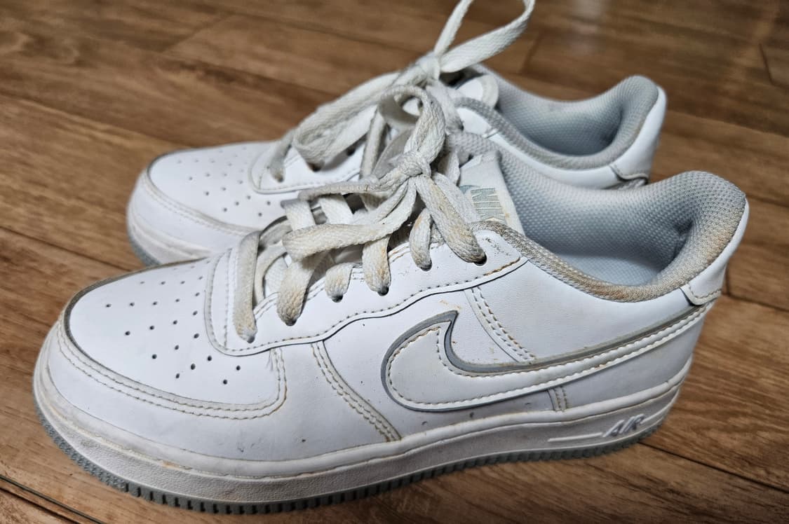 나이키 에어포스 화이트 울프그레이 운동화 스니커즈 상품이미지4