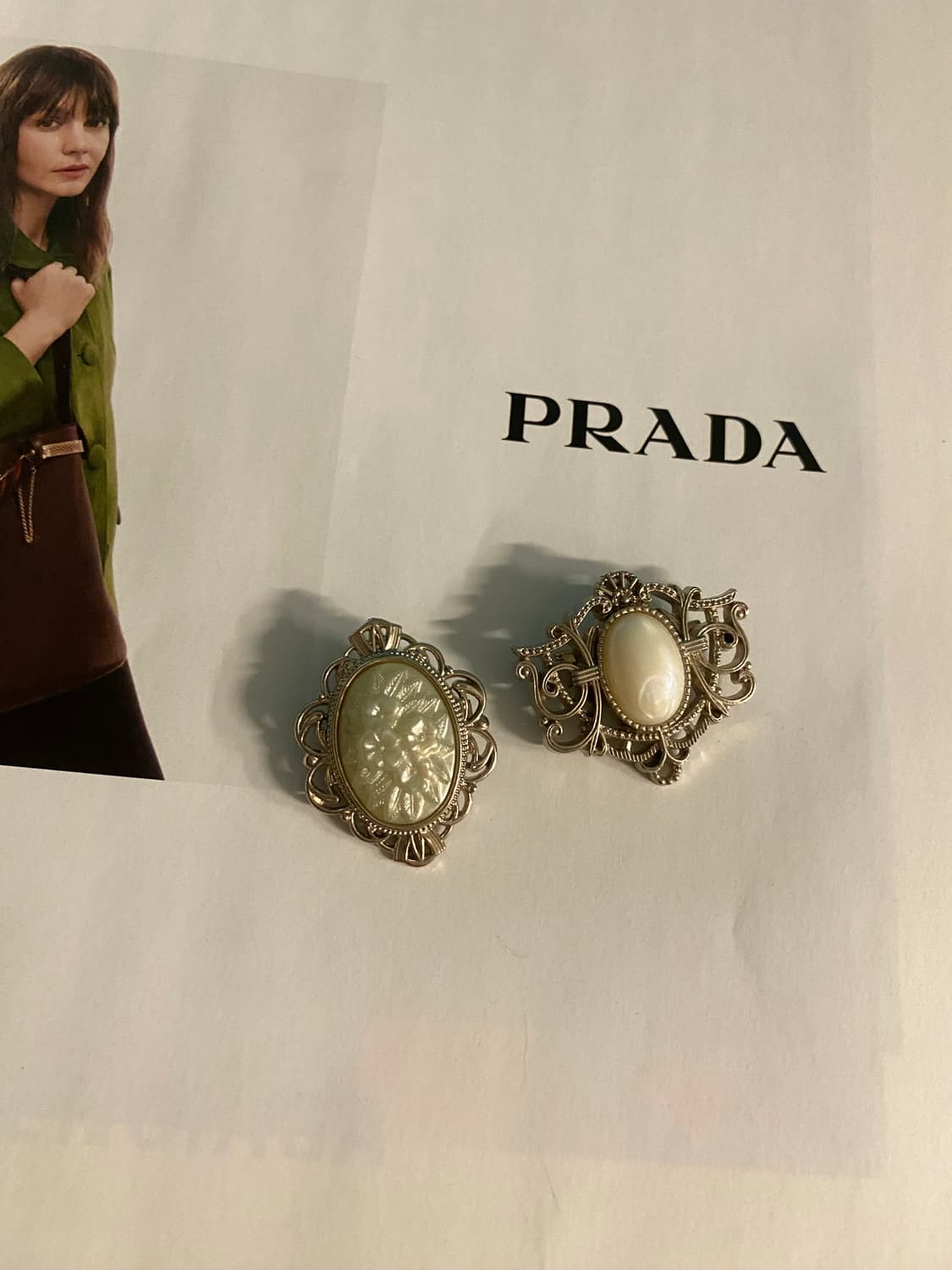 수입 빈티지 브로치 카메오 상품이미지2