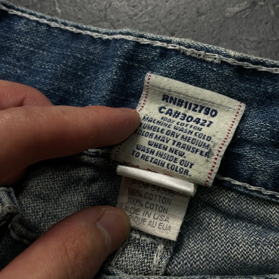 34 트루릴리전 섹션 조이 빅 부츠컷 팬츠 상품이미지4