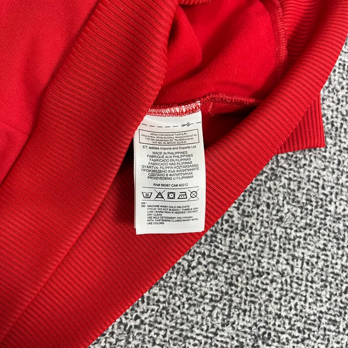 <아디다스 3-S 레드 져지> No.1310 상품이미지8