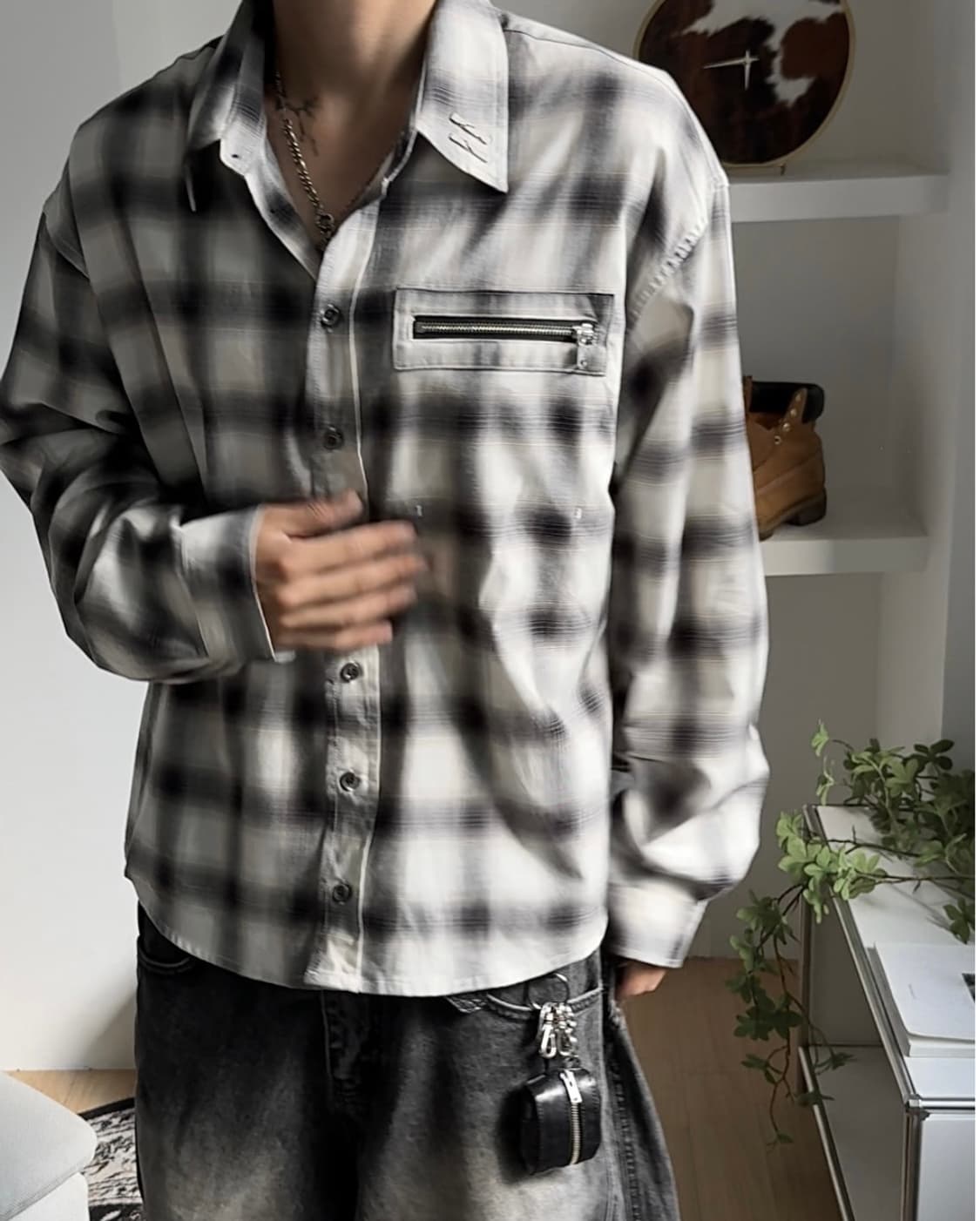 포그서비스  MILITARY JAPAN COTTON CHECK SHIRT 상품이미지2