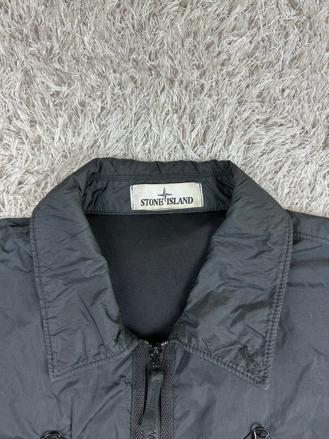 [L] 백화점판 정품 스톤아일랜드 21FW 크링클랩스 나일론 오버셔츠 상품이미지4