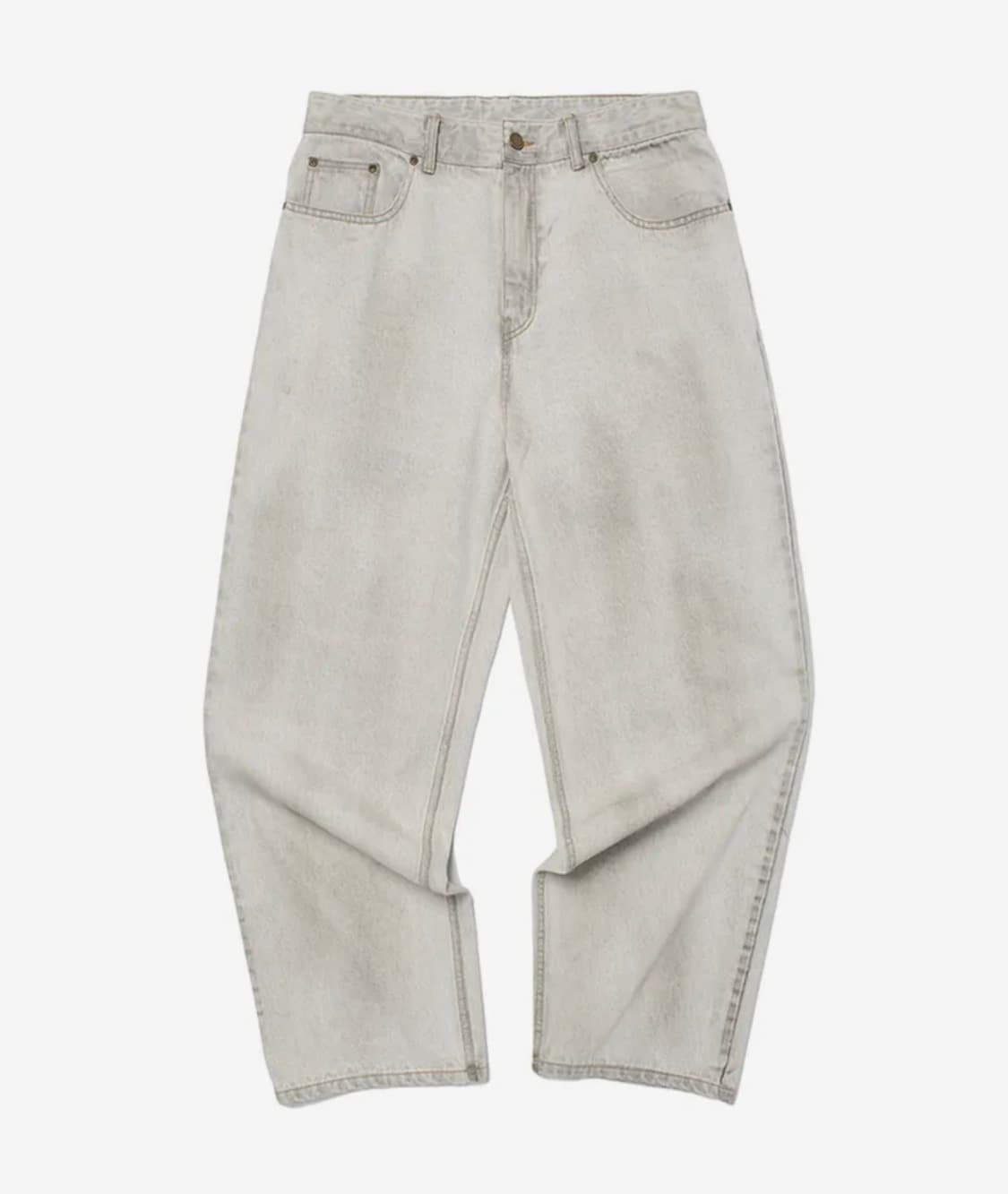위캔더스 FACE DENIM PANTS (S.GREY) 상품이미지2