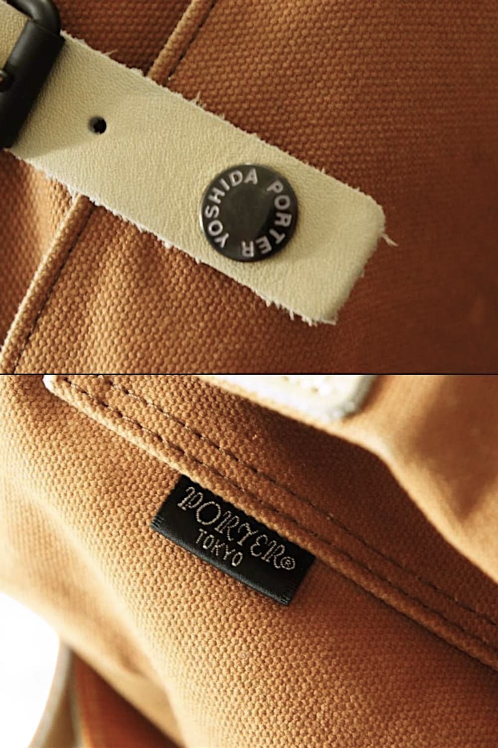 요시다 포터 캔버스 소가죽 백팩 상품이미지6