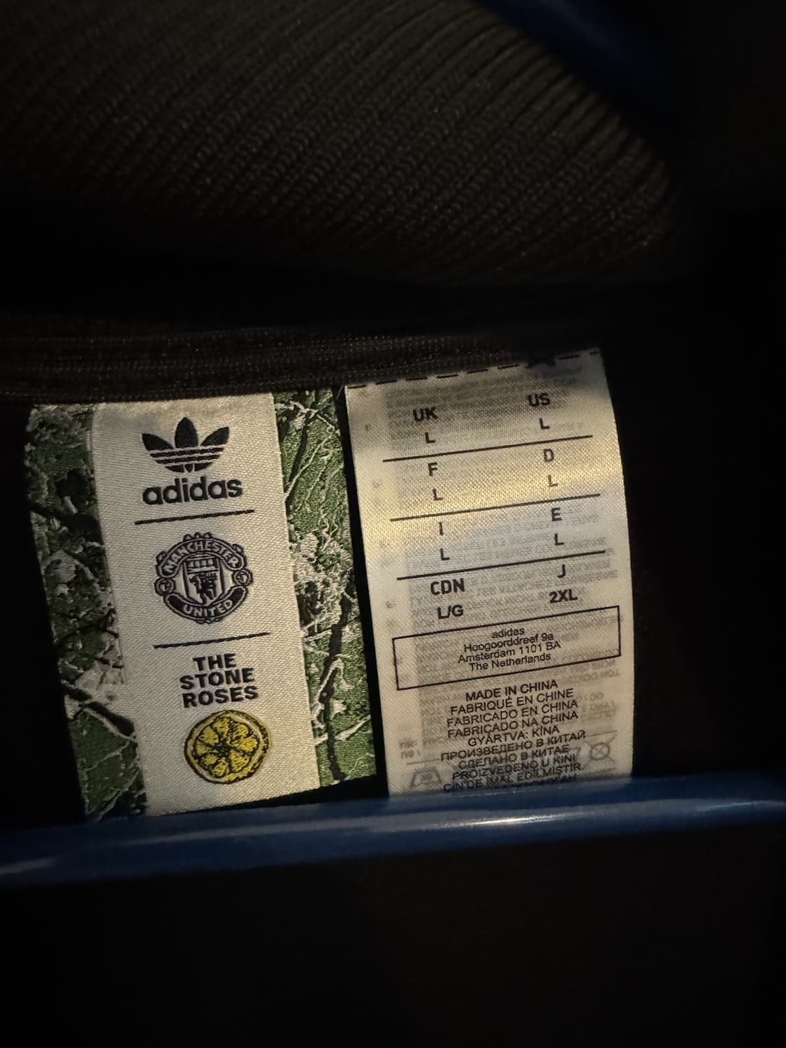대장급 아디다스 맨유 스톤 로즈 트랙탑 져지 L 상품이미지4