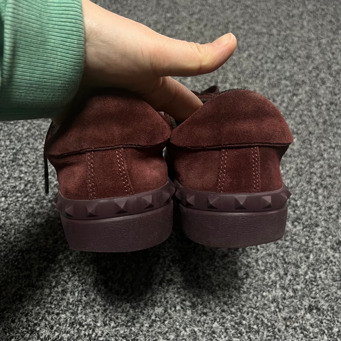 발렌티노 히든 스웨이드 스니커즈 40 상품이미지2