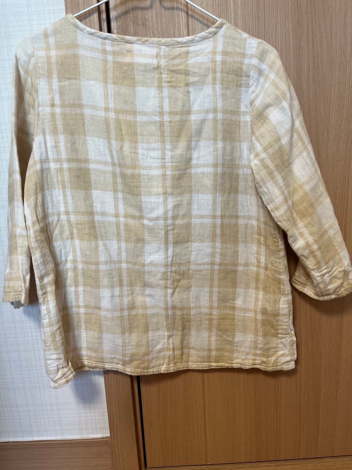 빈티지 모리걸 7부 블라우스 상품이미지3
