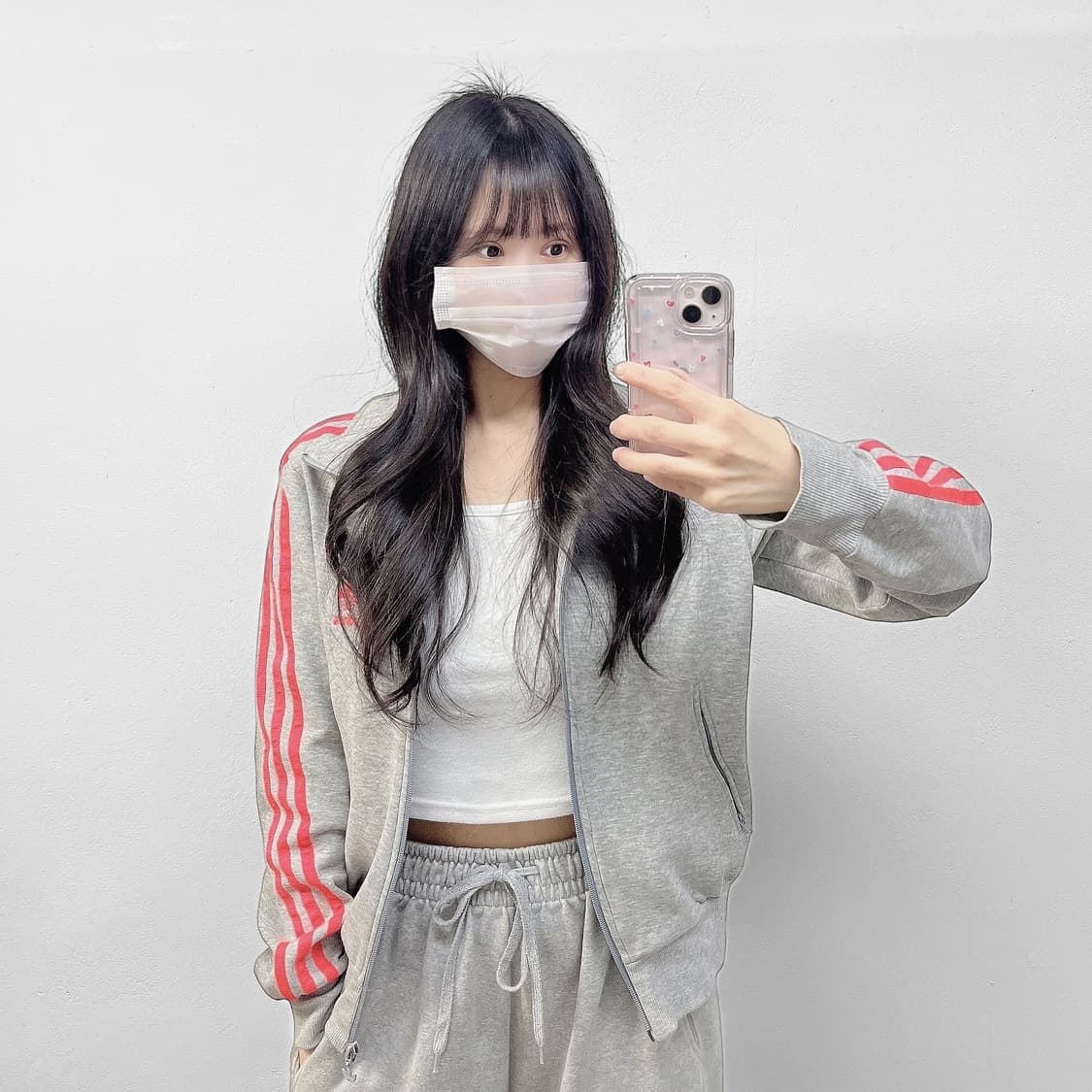 아디다스 파이어버드 스웻 트랙탑 져지 그레이 상품이미지1