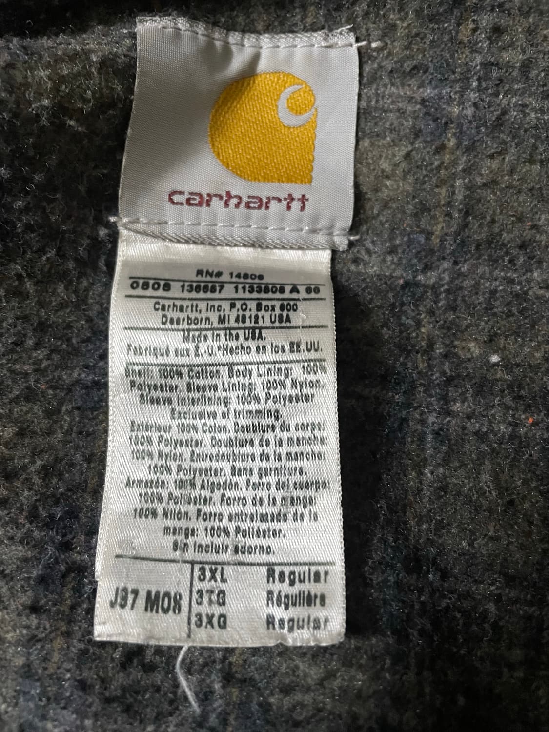 칼하트 디트로이트 j97 mos green 상품이미지4