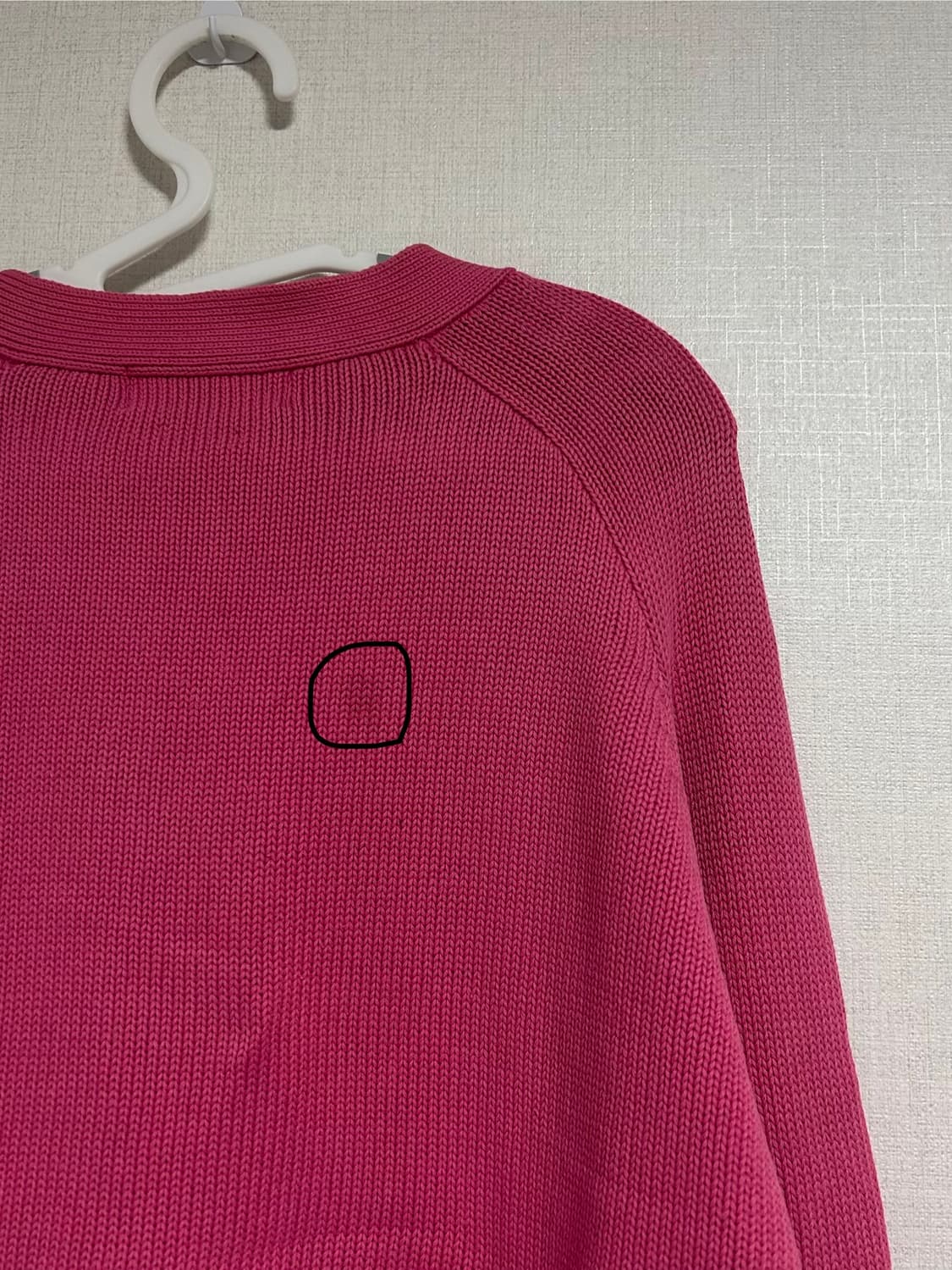 폴로 랄프로렌 오버핏 포켓 니트 가디건 핑크 100 L  상품이미지7