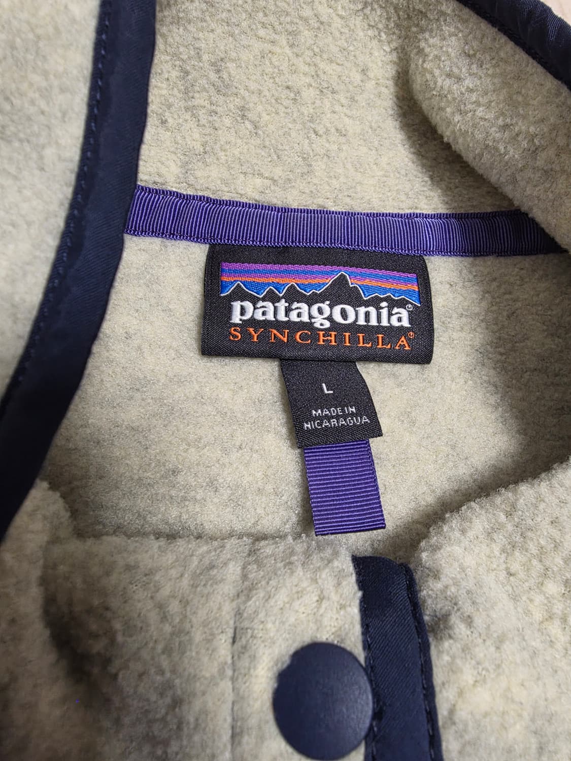 파타고니아 신칠라 헤비웨이트 오트밀 맨 L 상품이미지2