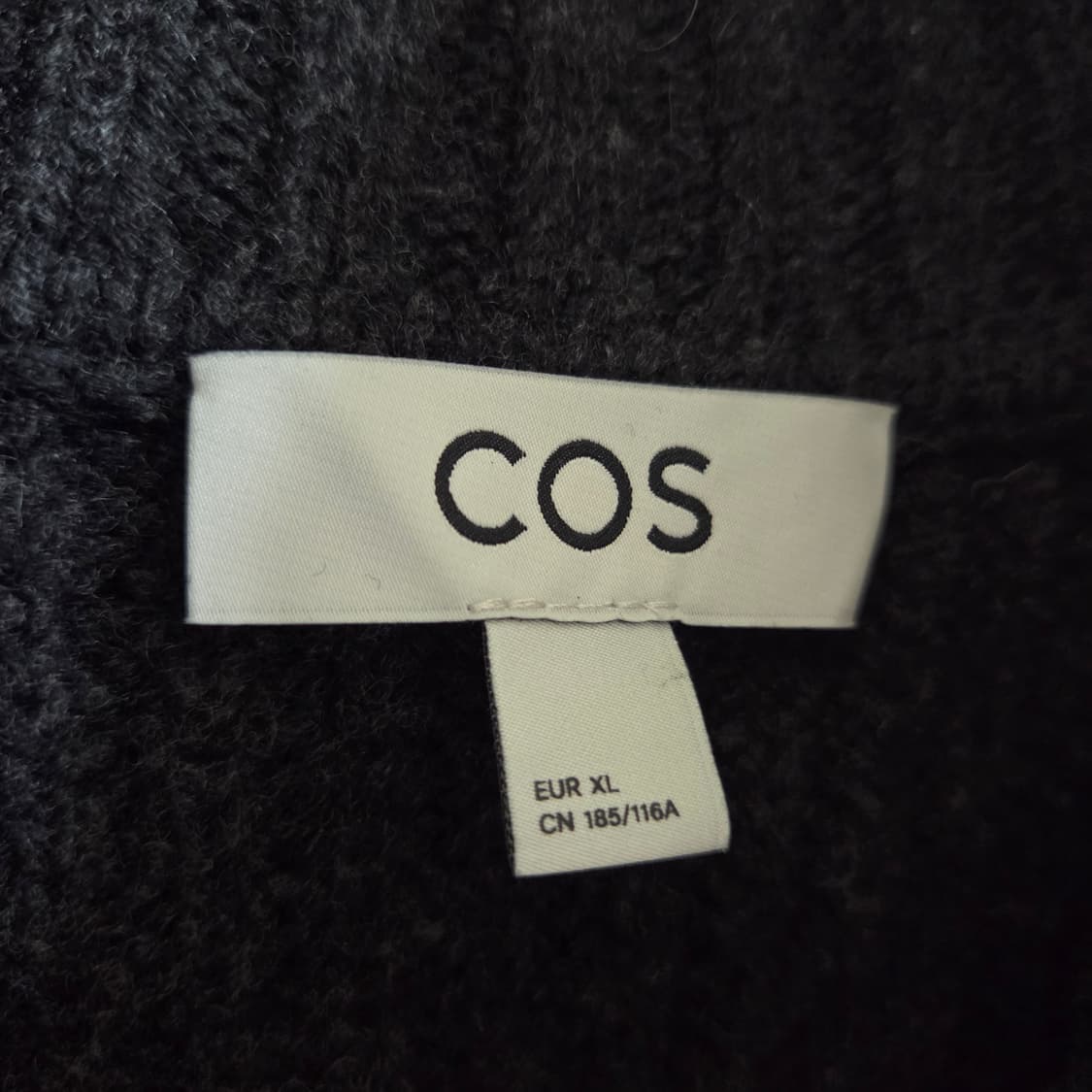 (XL) 코스 COS  퍼널넥 니티드 울 자켓 상품이미지4