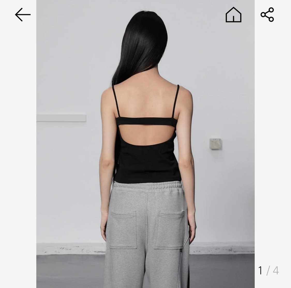 세릭 백 컷아웃 슬리브리스 BACK CUT-OUT SLEEVELES 상품이미지2