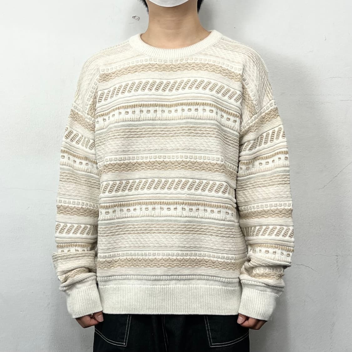 마틴로즈 나파피리 콜라보 케이블 니트 스웨터 L 상품이미지2