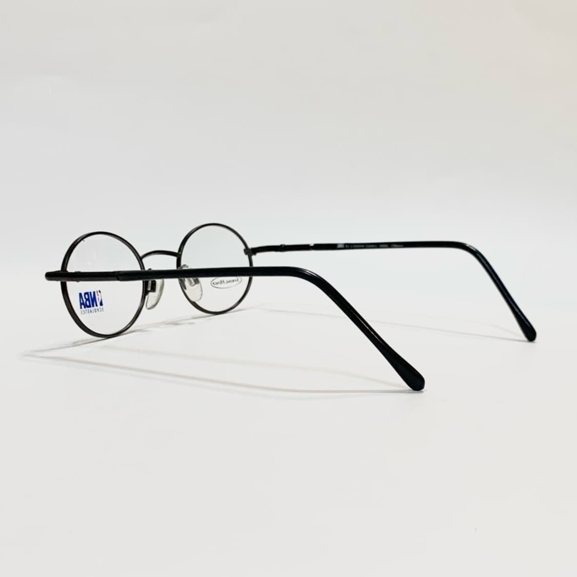 [픽키-771] 스몰 딥브라운 라운드 메탈 안경 블랙 템플 클래식 원형  상품이미지4