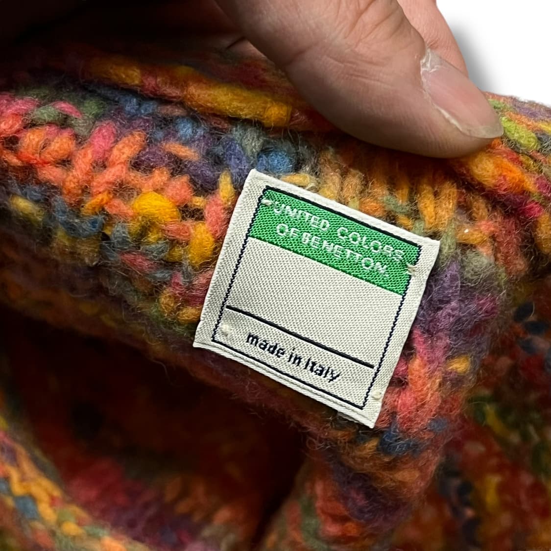  베네통 레인보우 가디건 y13873 상품이미지7