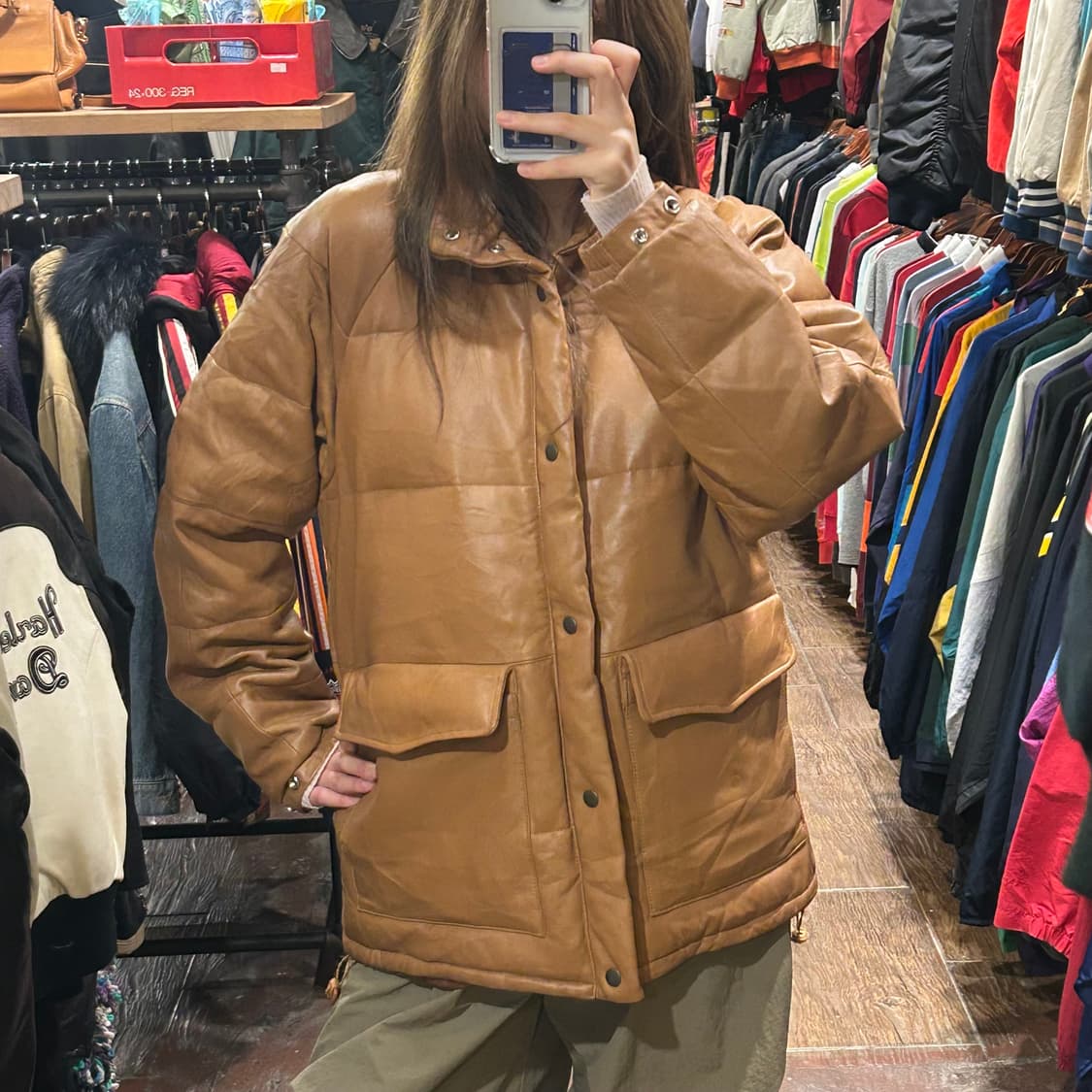 [HI] 빈티지 점퍼 베이지 상품이미지2