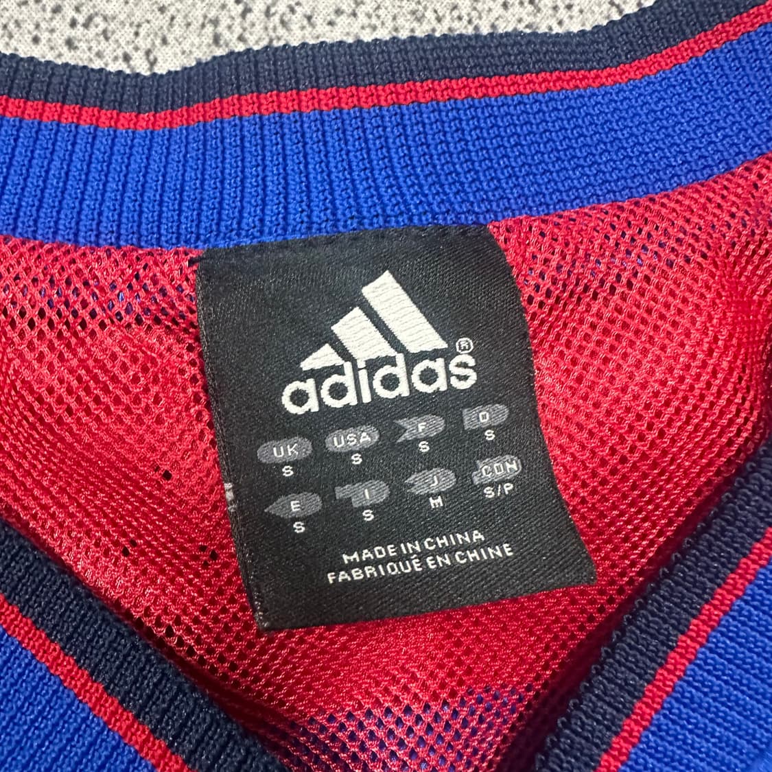 ✨ (바배) 아디다스 제펜 프로페셔널 블록코어 웜업 반팔티  상품이미지4