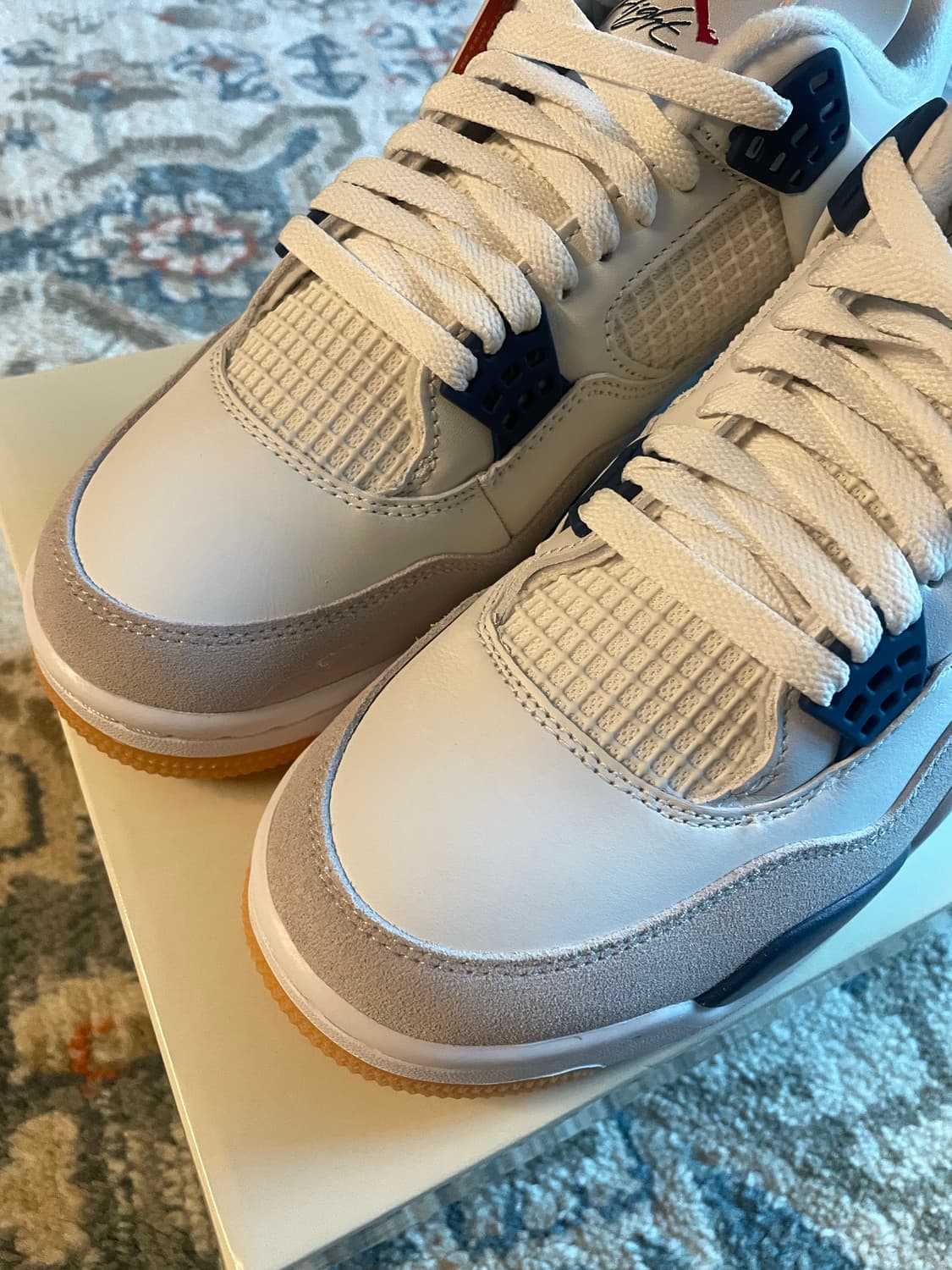 조던 4 x 나이키 SB 레트로 SP 네이비(새제품,270) 상품이미지5