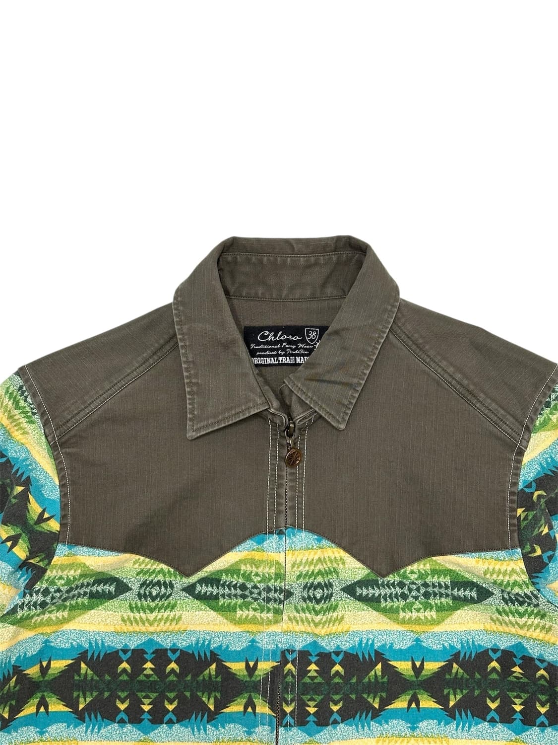 Chlora 패턴 집업 자켓 상품이미지3