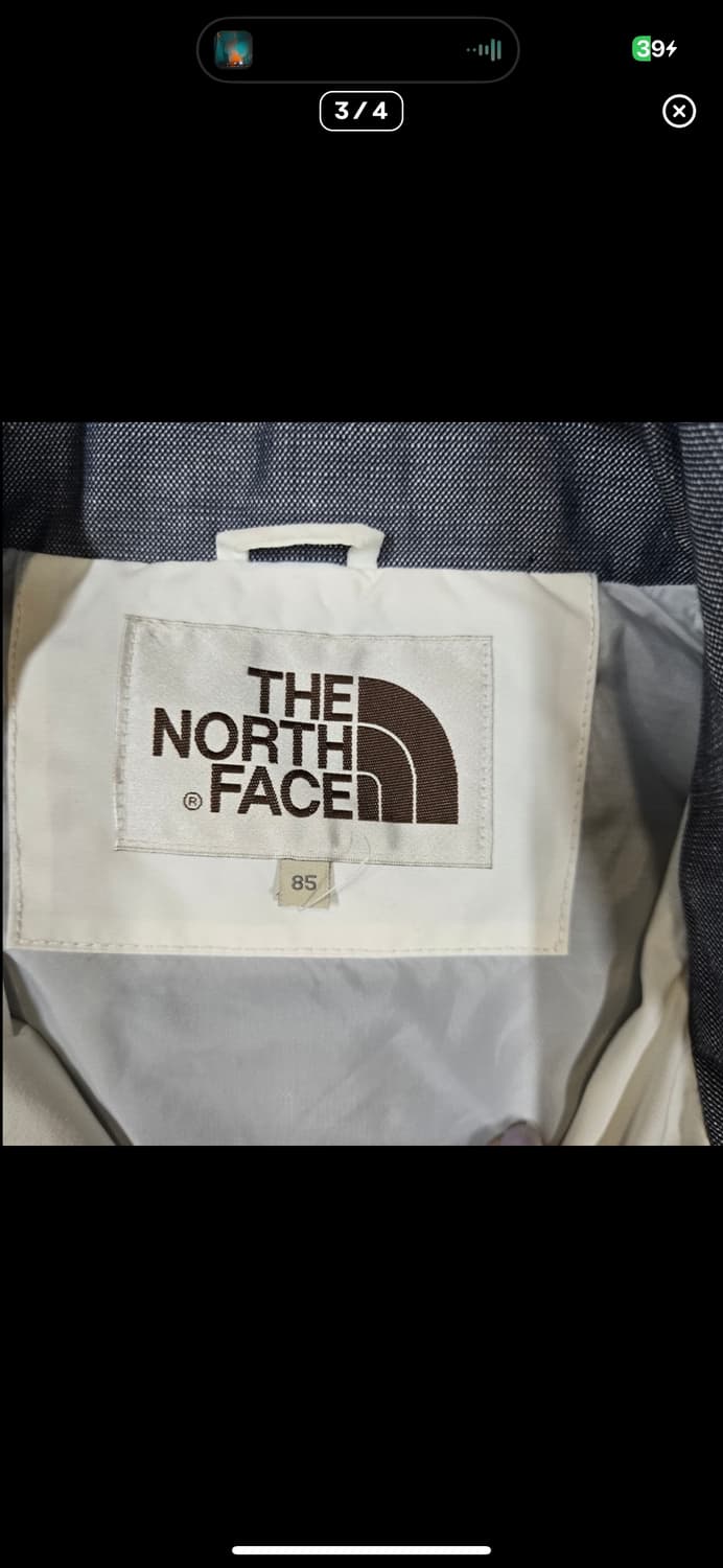  (바배) 노스페이스 화이트 라벨 야상 바람막이 자켓 상품이미지3