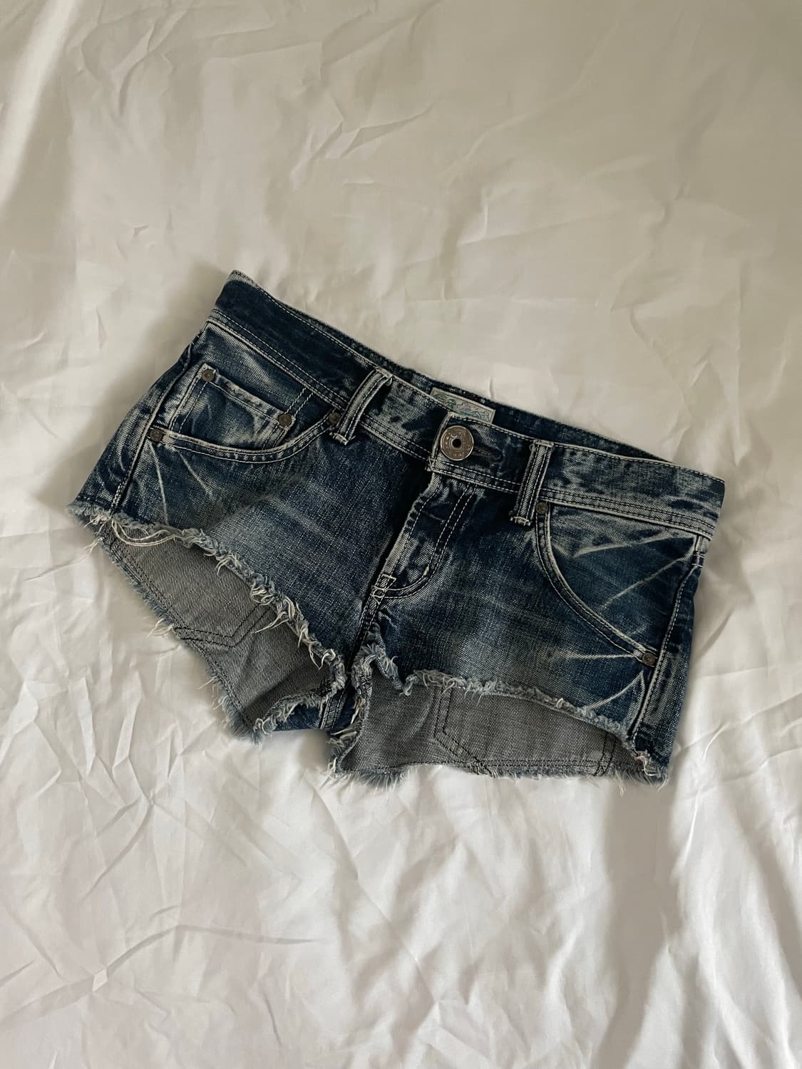 빈티지 로데오 크라운즈 y2k 갸루 데님 핫팬츠 숏팬츠 쇼츠 상품이미지1