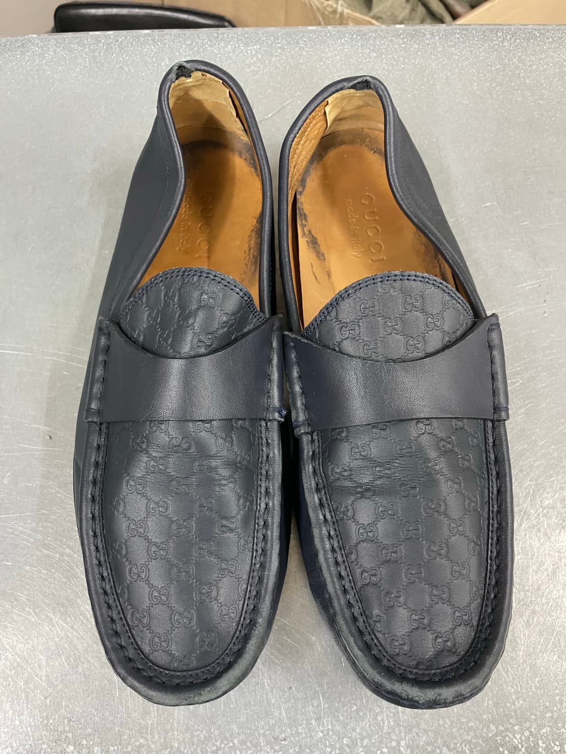 구찌 마이크로시마 로퍼 UK7 상품이미지5