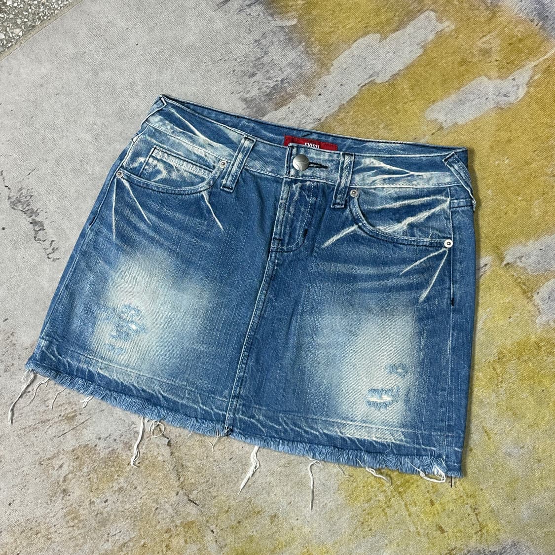 에비수 로고 청치마 상품이미지2