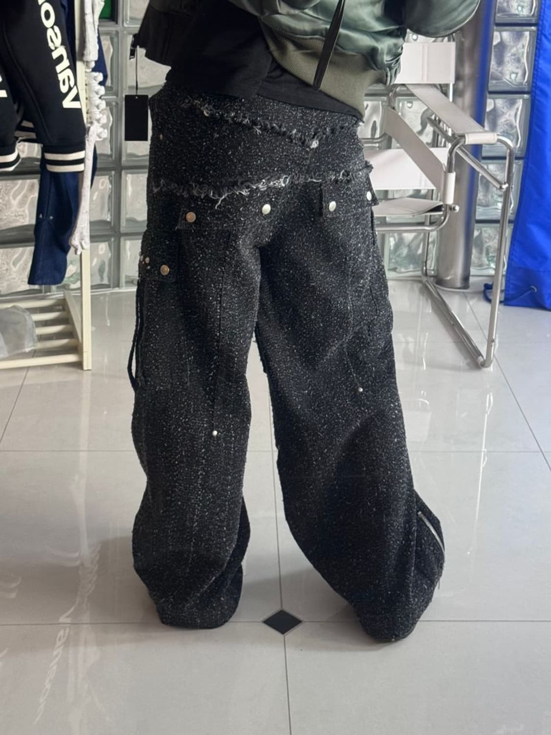 NEEDLE STUD WIDE PANT 니들 스터드 와이드 팬츠 상품이미지4