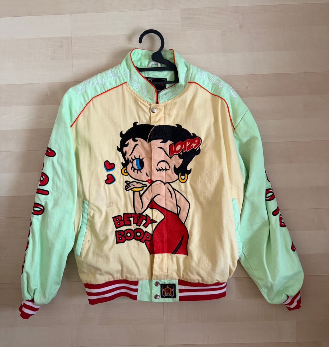 베티 붑 레이싱 자켓 빈티지 올드스쿨 L 상품이미지1
