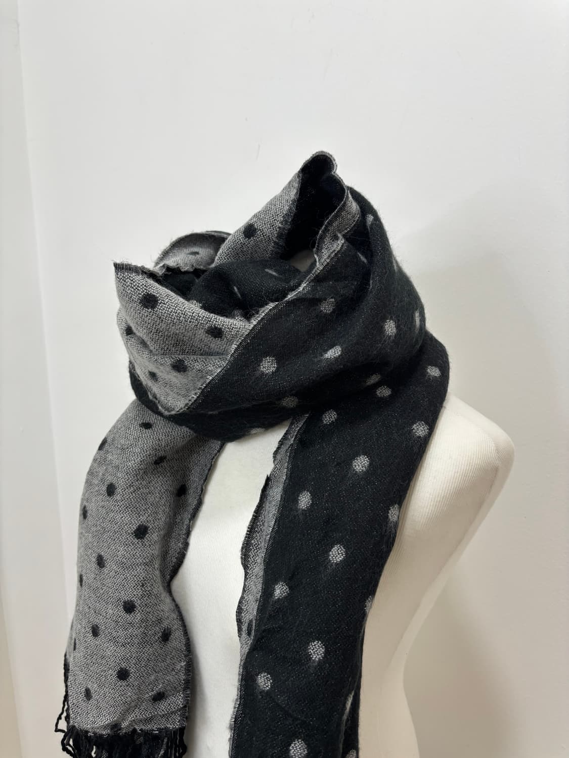 액시즈팜 도트 머플러 목도리 상품이미지2