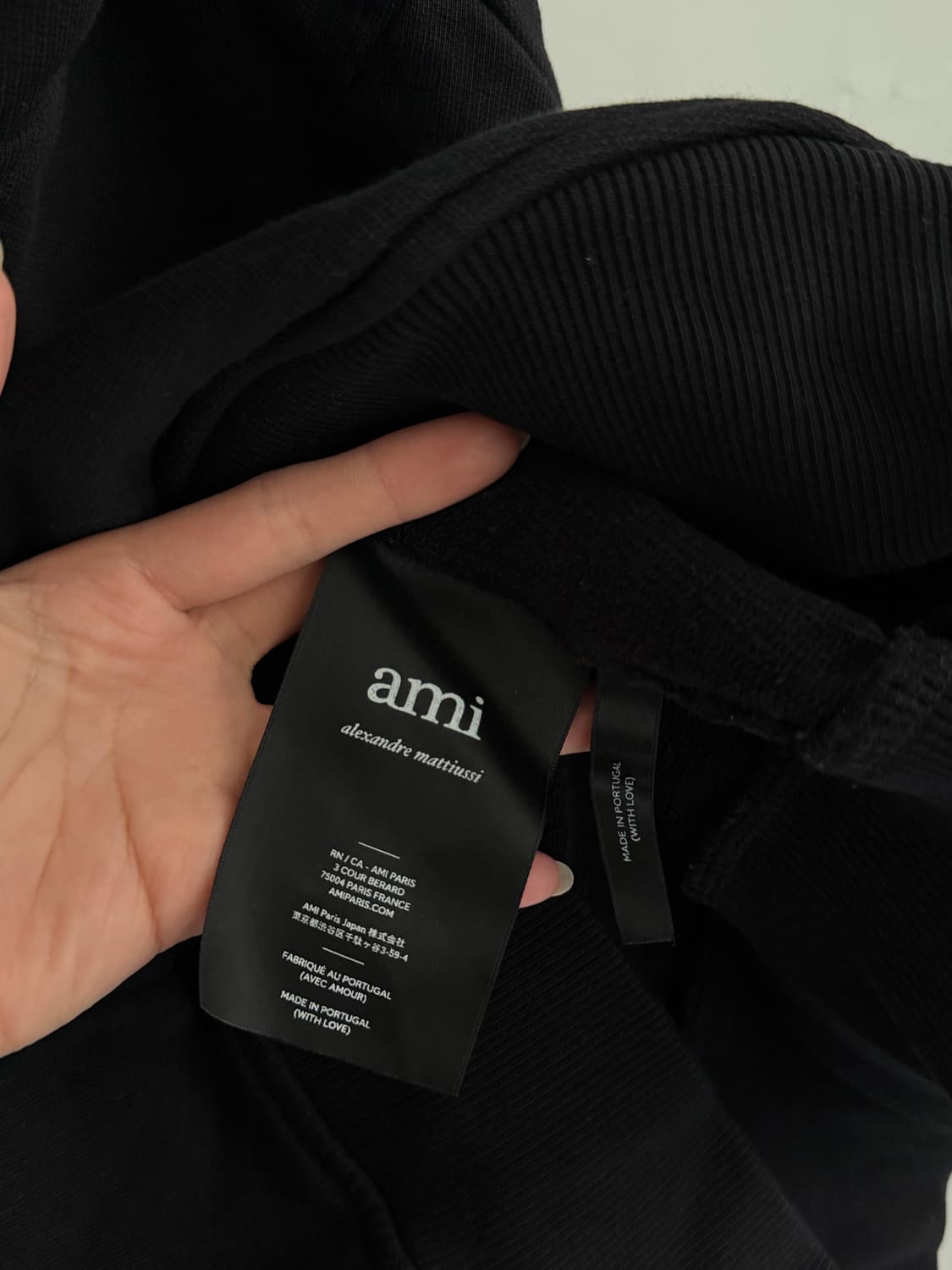 Ami 아미 하트로고 블랙컬러 후드티 상품이미지7