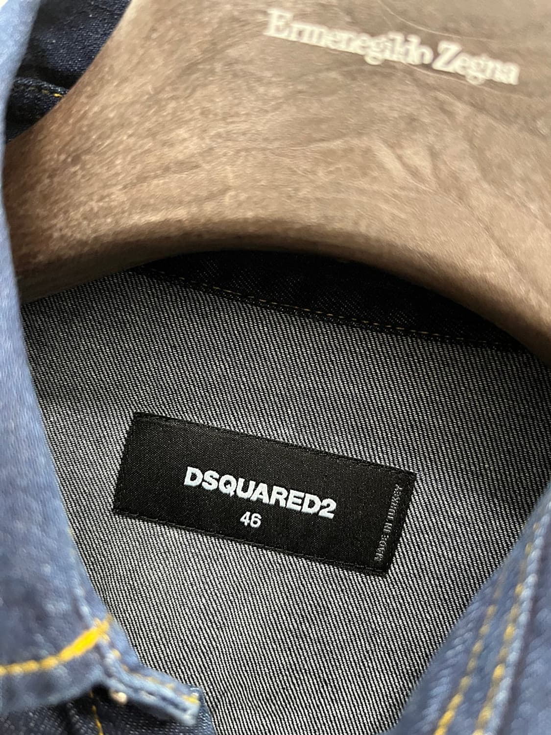 95) 디스퀘어드 로고 데님셔츠  상품이미지2